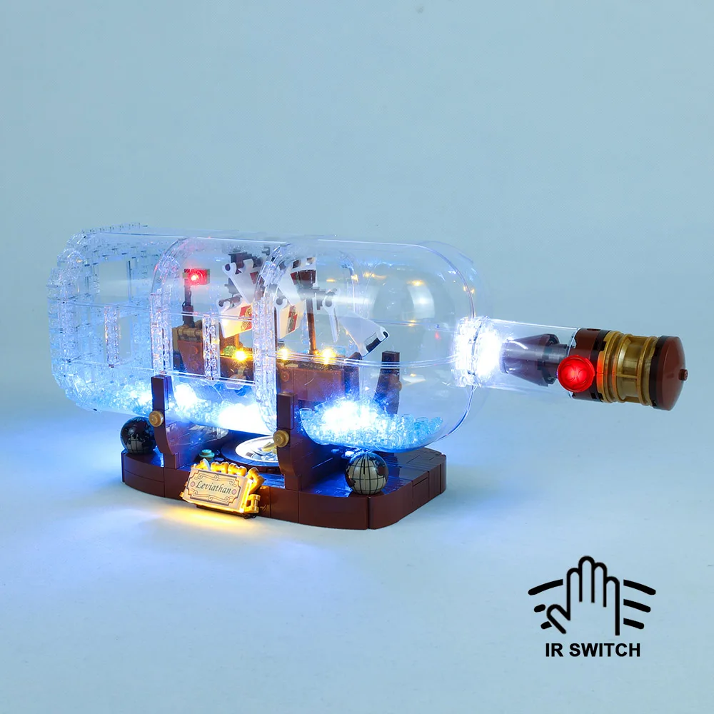 Kit Luci A Led Per 21313 Idee La Nave In Un Set Di Bottiglie Compatibile Con Il Modello 92177 Non Incluso