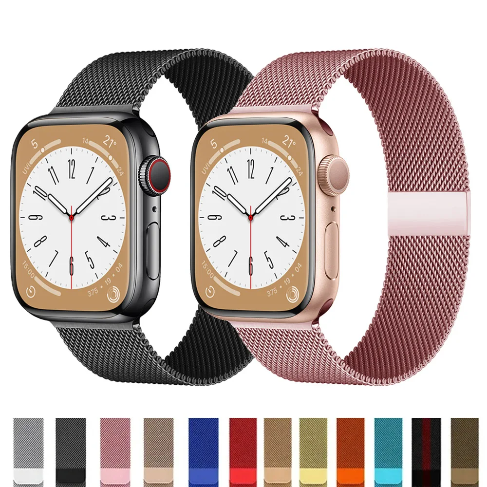 Luxury Strap for Apple watch ultra 49mm series 8 7 6 SE 5 4 3 41mm 45mm  44mm 40mm 42 45 mm nylon bracelet iwatch band for women - AliExpress