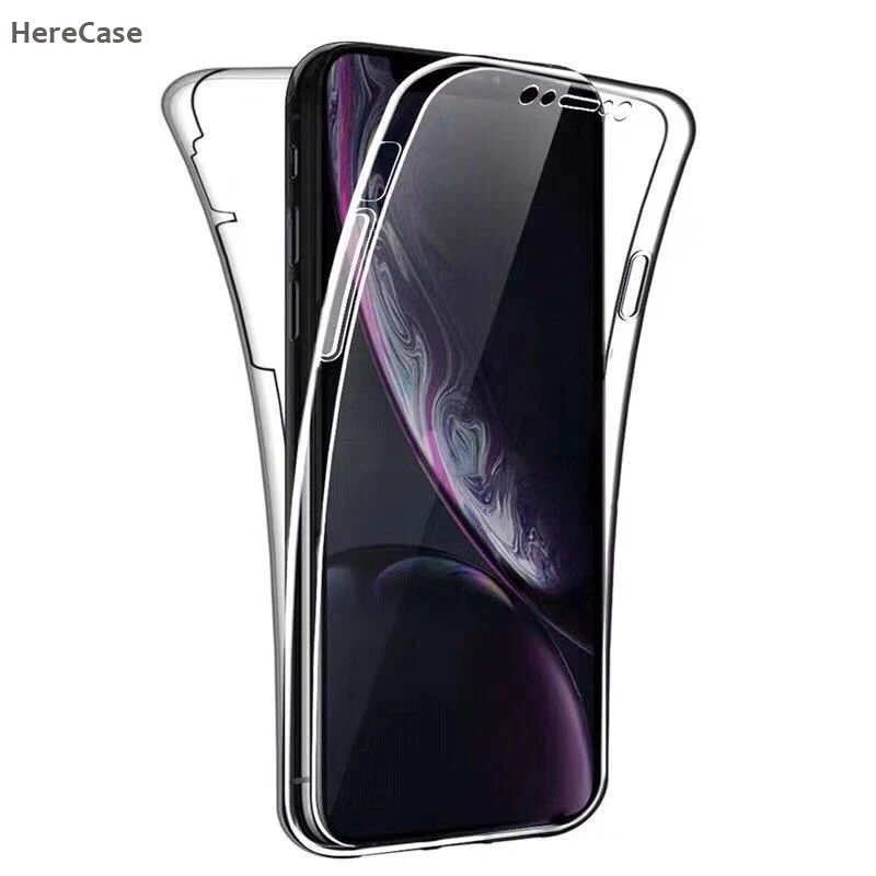 Premium 360° Transparent Shockproof Full Body Screen Protector Case