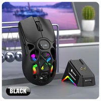 XUNFOX H16PRO  Wireless mouse, three-mode connection 2.4GHz/ wired/Bluetooth  1000HZ 12000DPI RGB magnetic charging dock mouse