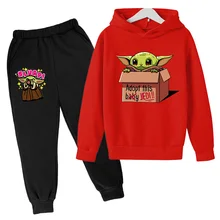 

Boy, Girl and Boy Hoodie and Pants Set School Uniform for, Yodas