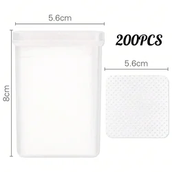 Premium Lint - Free Cotton Nail Polish Remover Pads (02)