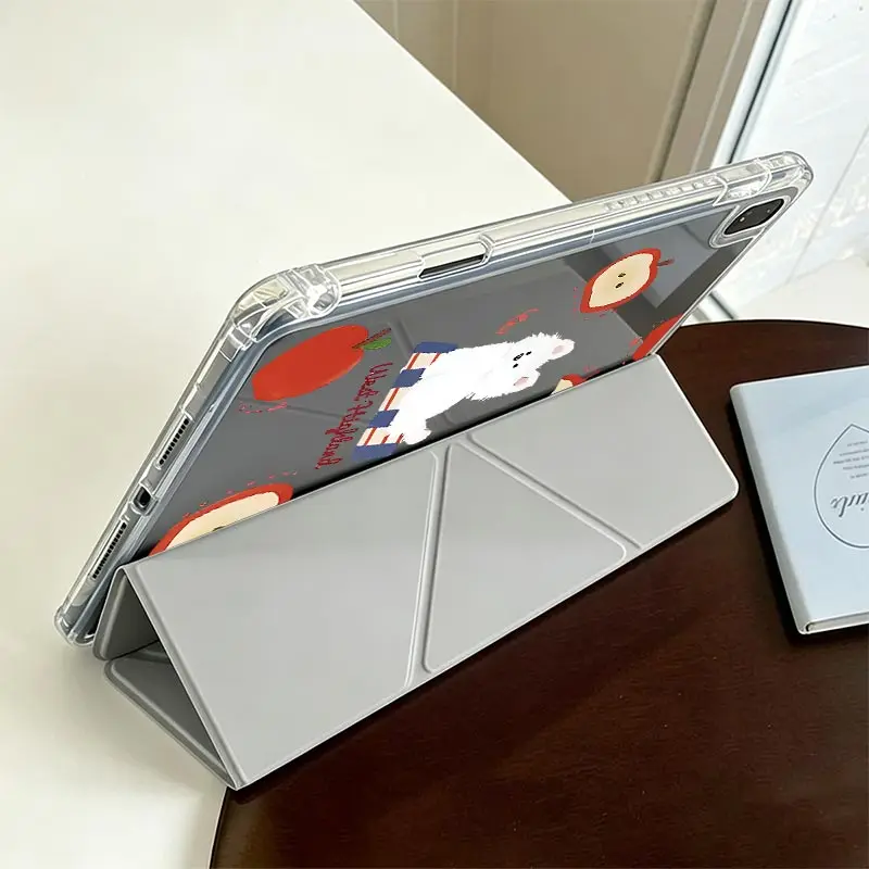Ultimate Foldable Crystal Clear Tablet Case