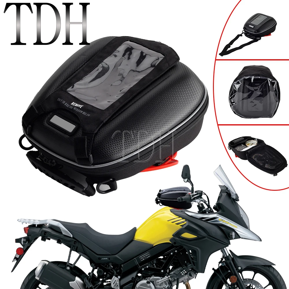 

Сумка для топливного бака для Suzuki DL 650 1000 1050 XT V-Storm 2012-2022, мотоциклетная водонепроницаемая сумка для навигации Tanklock, сумка для инструментов, чемодан