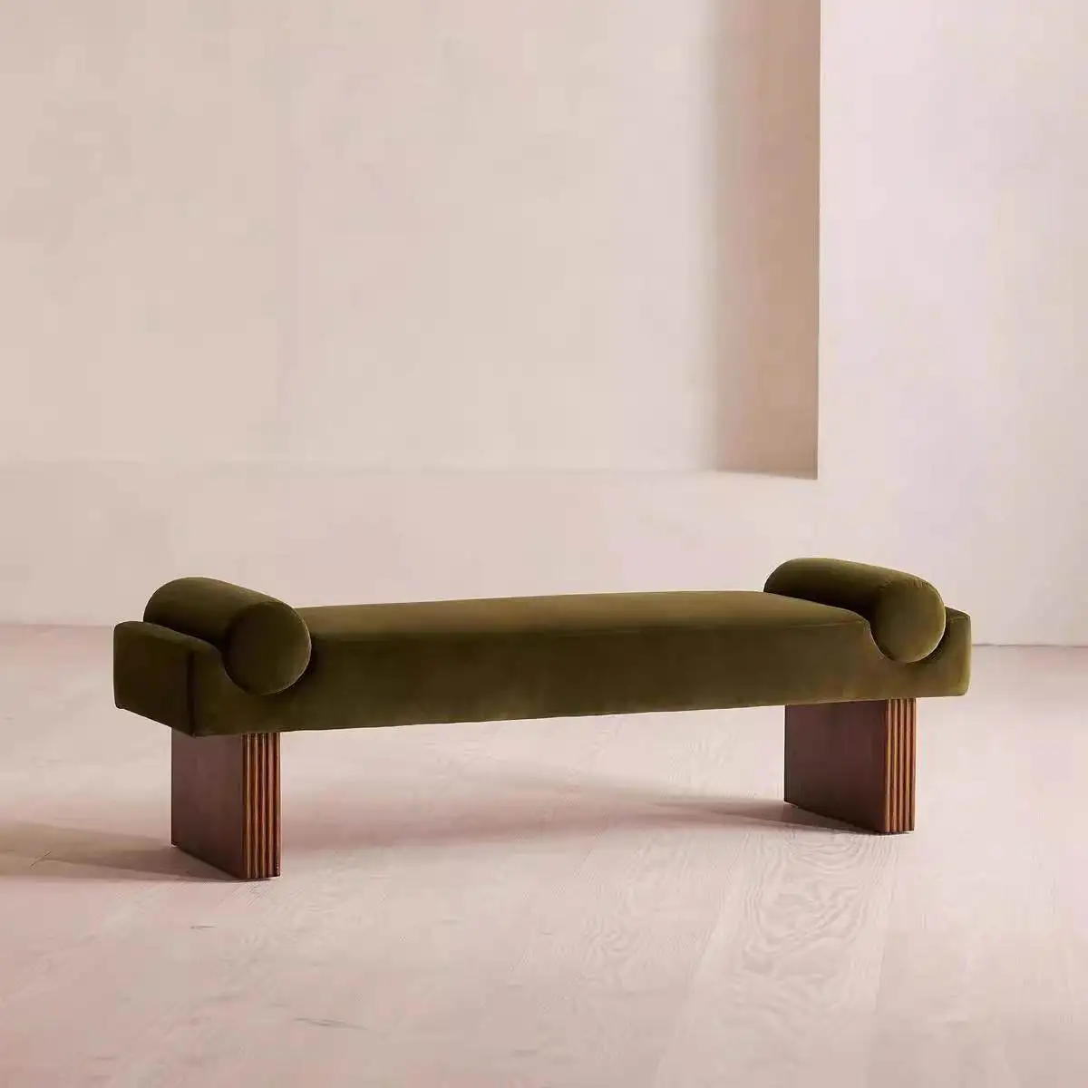 French retro style sofa bench stool living room pedal entrance shoe change stool bedroom bedside stool senior feeling cloakroom