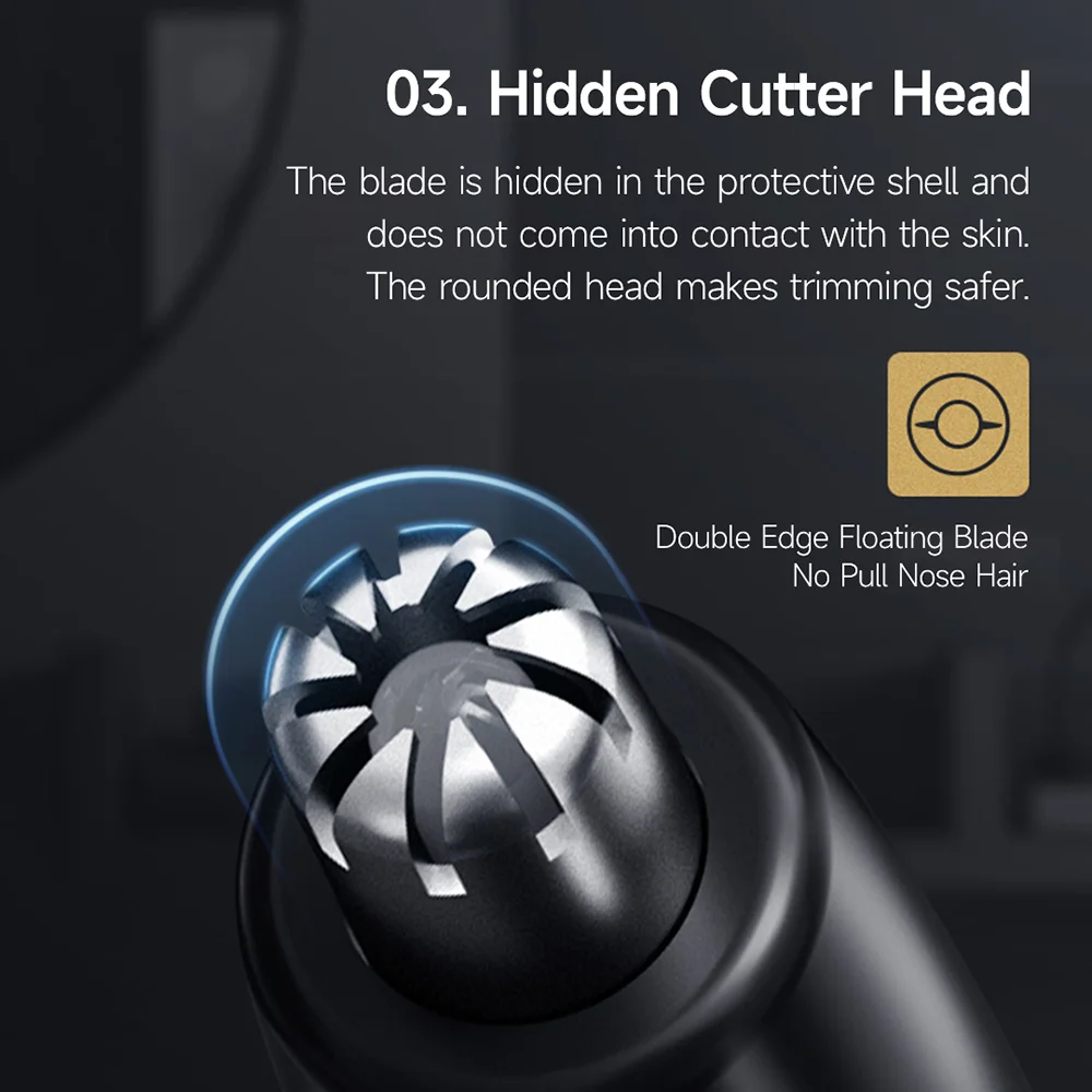 Xiaomi Enchen Mocha N  Electric Nose Hair Trimmers For Men description image 8