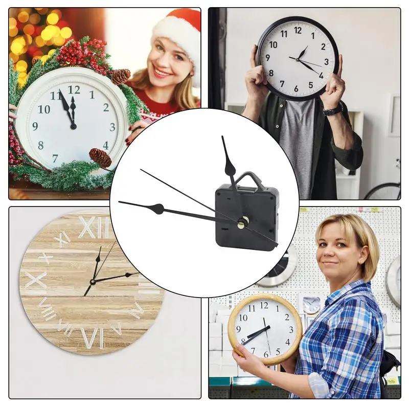 Alta Coppia Kit Meccanismo Orologio Al Quarzo Movimento Silenzioso Con  Lancette Per Fai Da Te Granny Square