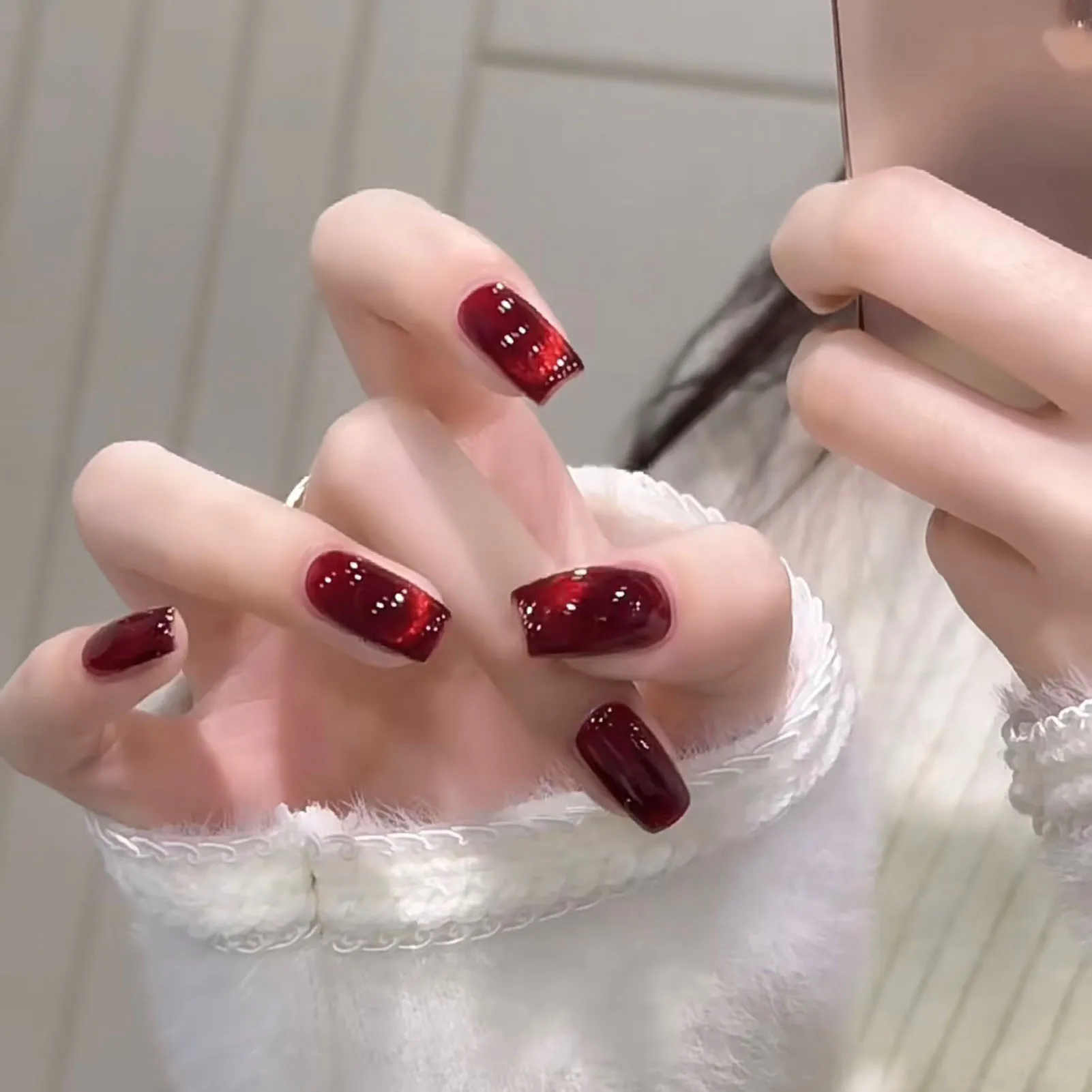 Red Nails - Temu