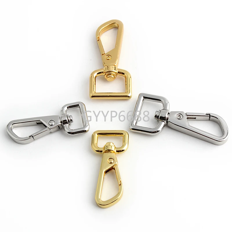 10-50-100PCS 12-13-16-19MM Metal Snap Hooks For Shoulder Bags Strap Buckles Lobster Clasp Collar Carabiner Buckles Accessories