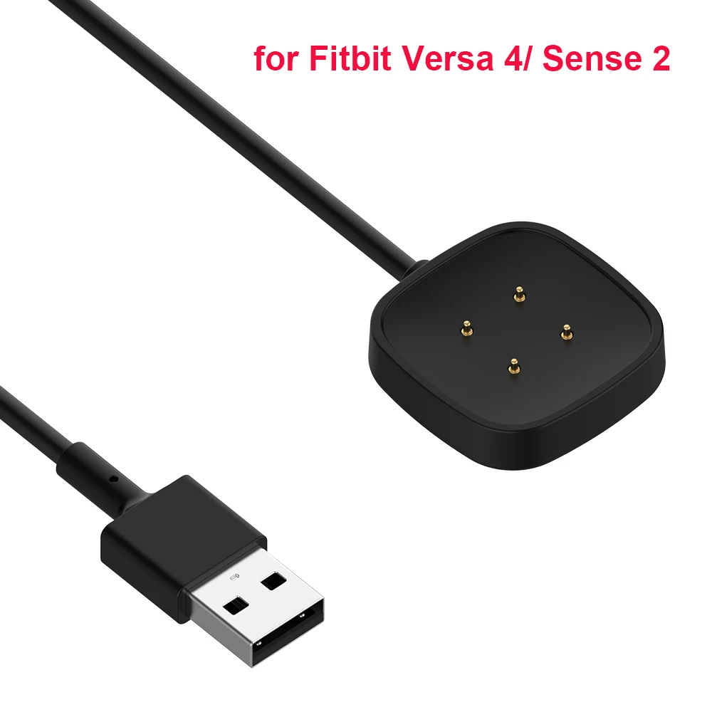 Supporto Per Dock Per Cavo Di Ricarica Usb Sostitutivo Per Caricabatterie Versa 4 Per Fitbit Sense 2/Sense/Versa 4/Versa 3 Cavo Di Ricarica Per Smartw