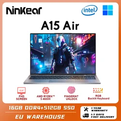 Ninkear-ordenador portátil A15 Air, 15,6 