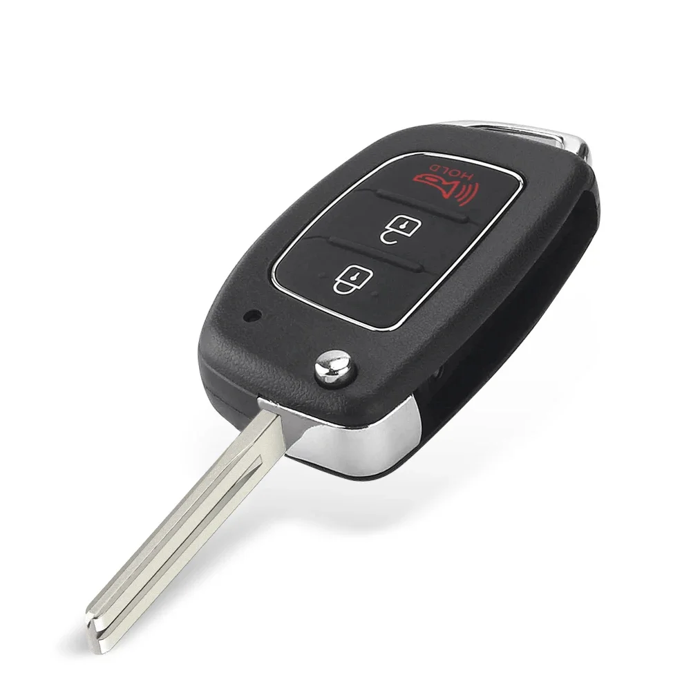 Фото Раскладной Автомобильный ключ KEYYOU, оболочка для Hyundai Solaris ix35 ix45 ELANTRA Santa Fe HB20 Verna HY15/HY20/TOY40 Blade 3 кнопки №3