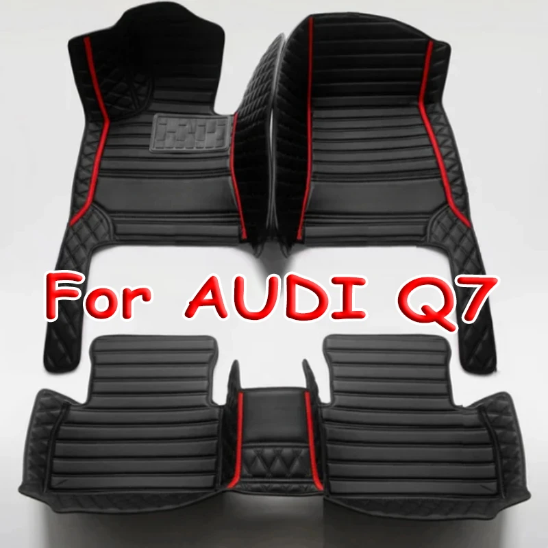 

Car floor mats for AUDI Q7 (Five Seats) 2016 2017 2018 2019 Custom auto foot Pads automobile carpet cover interior accessories