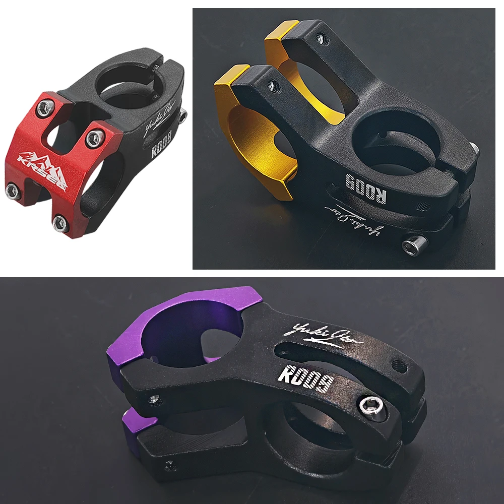 KRSEC R009 MTB Short Stem 31.8x28.6mm Aluminum Racing - Image 2