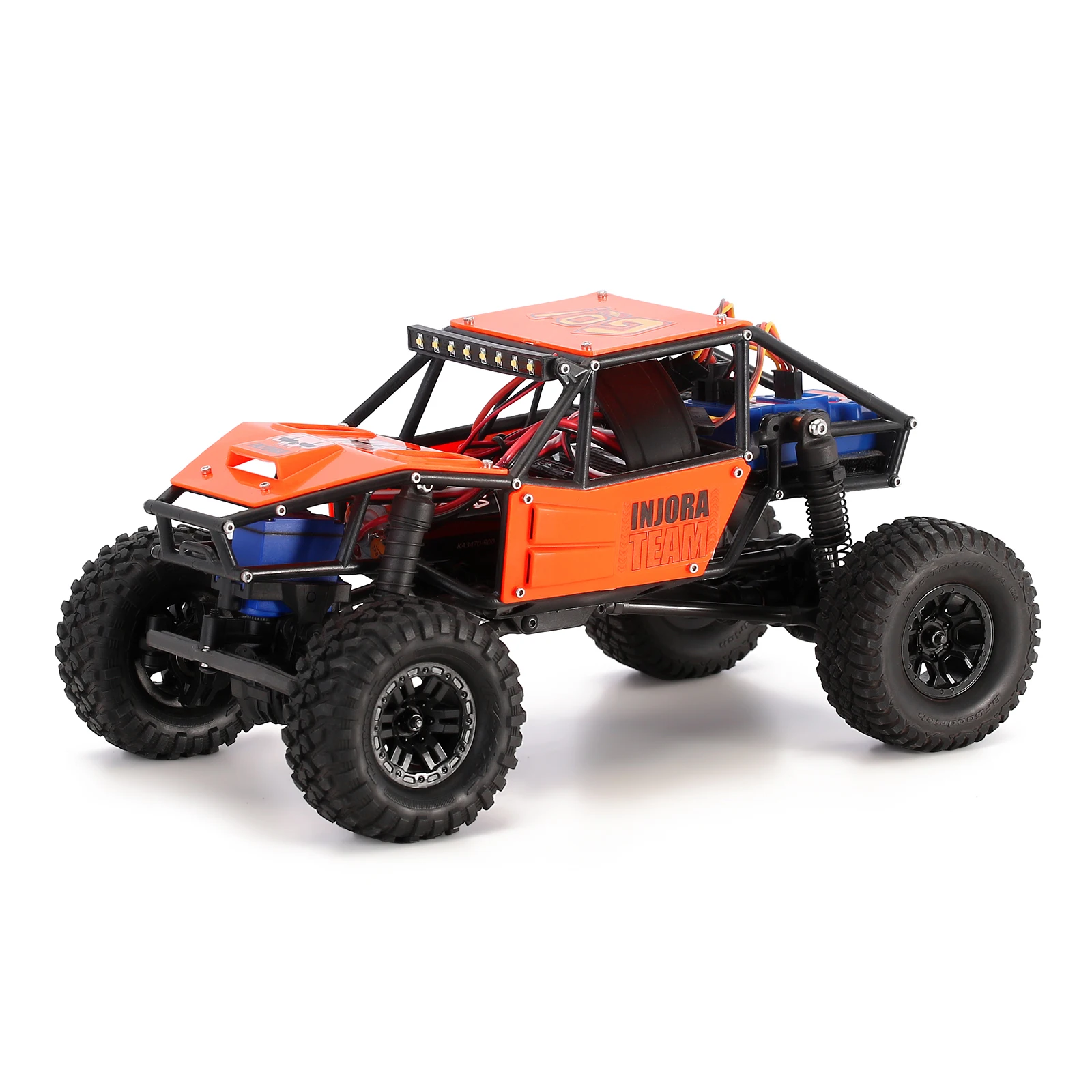 INJORA Rock Tarantula Nylon Buggy Body Shell Chassis Kit for 1/18 RC Crawler TRX4M Upgrade 