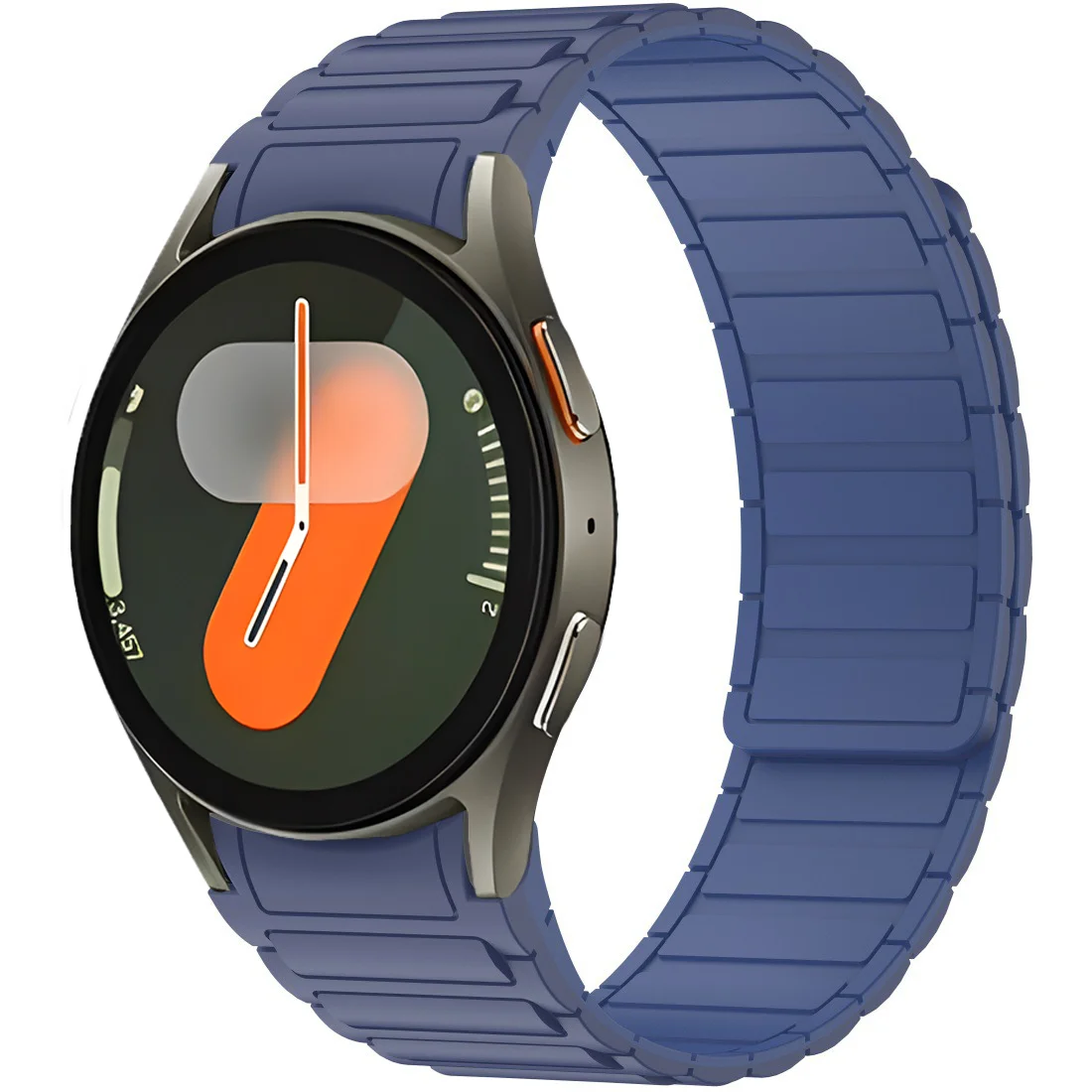 Sleek Silicone Magnetic Wristband Bracelet