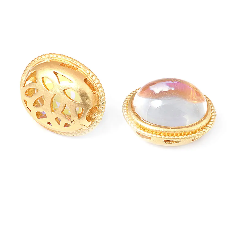 Pulseras de Cuentas Nepalesas Vintage Estilo 5PCS Brasso Dorado Mate Accesorios DIY para Hacer Joyería - details 24