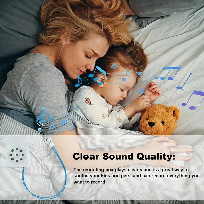 Voice Box for Stuffed Animal Recordable Sound Module Plush Toy Voice Message Recorder Device Recording Device