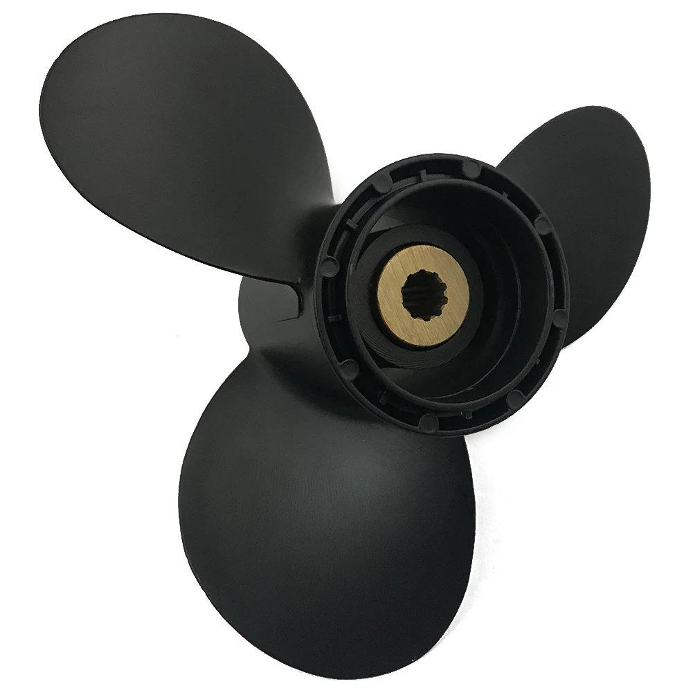 Boat Propeller 9 1/4x9 Fit for Suzuki Outboard DT9.9-15 3 Blades Aluminum Prop 10 Tooth Propel RH OEM NO: 58100-93723-019 9.25x9 boat propeller 7 1 2x7 fit for suzuki outboard dt5 6 3 blades aluminum prop 10 tooth propel rh oem no 58111 98651 019 7 5x7