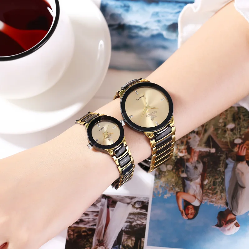 Couple watches Men Luxury Famous Brand Lover\'s Watch Women Casual Stainless Steel Watches For Women Relogio Feminino For Gifts