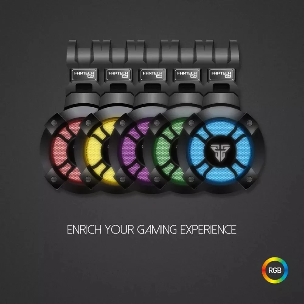 Headset Gamer Fantech Captain 7.1 USB RGB Virtual PC HG15 - KLV