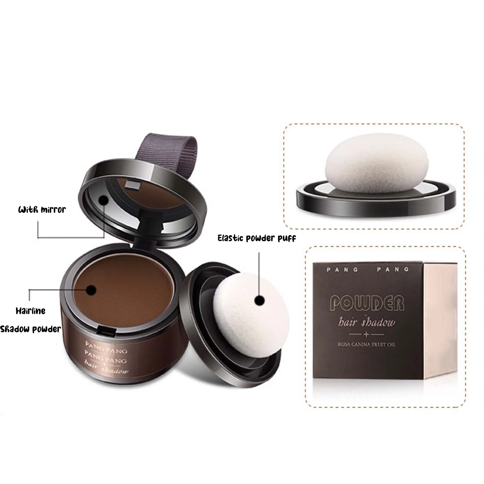 Natural Hairline Powder Hair Root Concealers Powder For All Skin Types