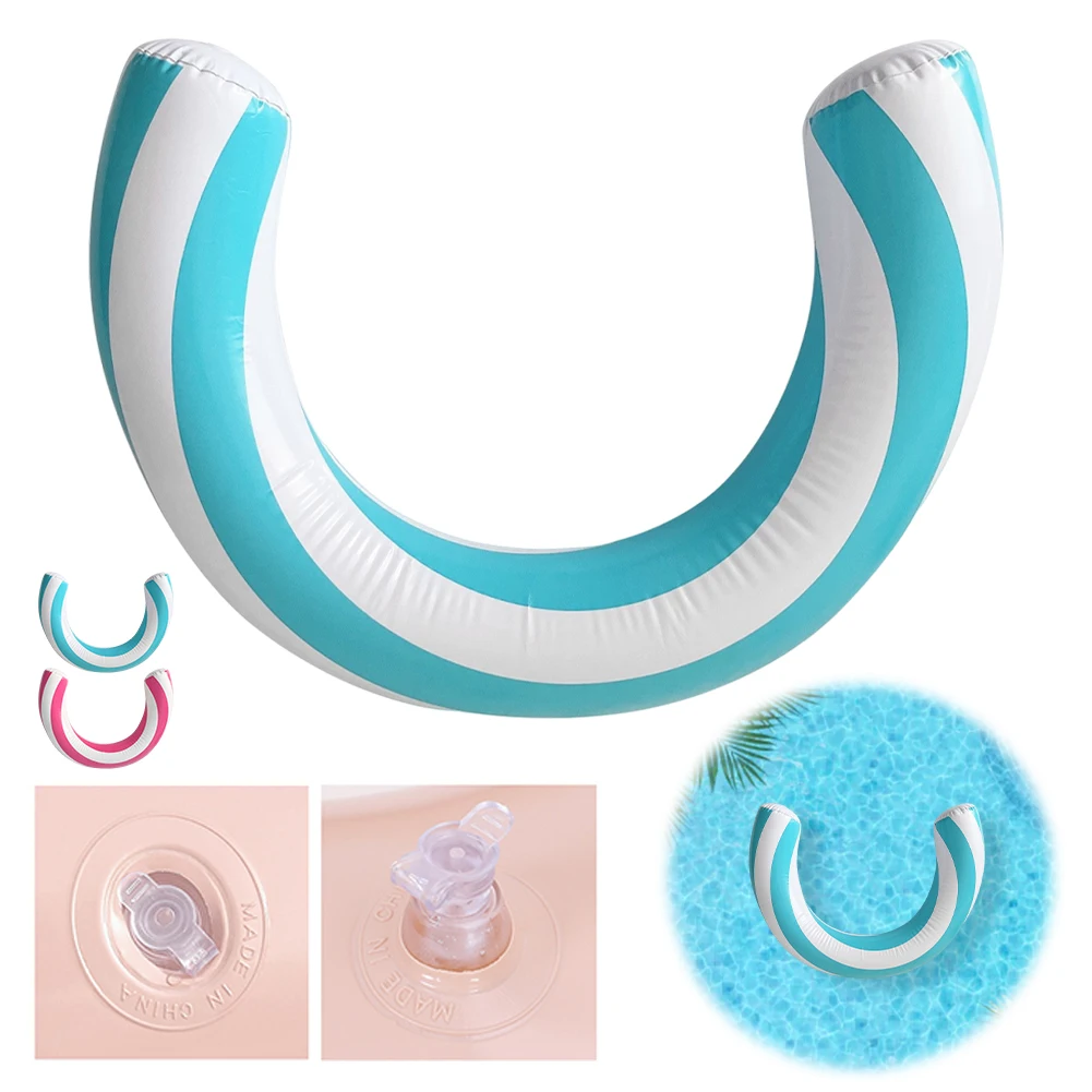 Inflatable Buoyancy Stick High Buoyancy Arc Pool Floats Leakproof Portable Entertainment Lounger for Pool Beach
