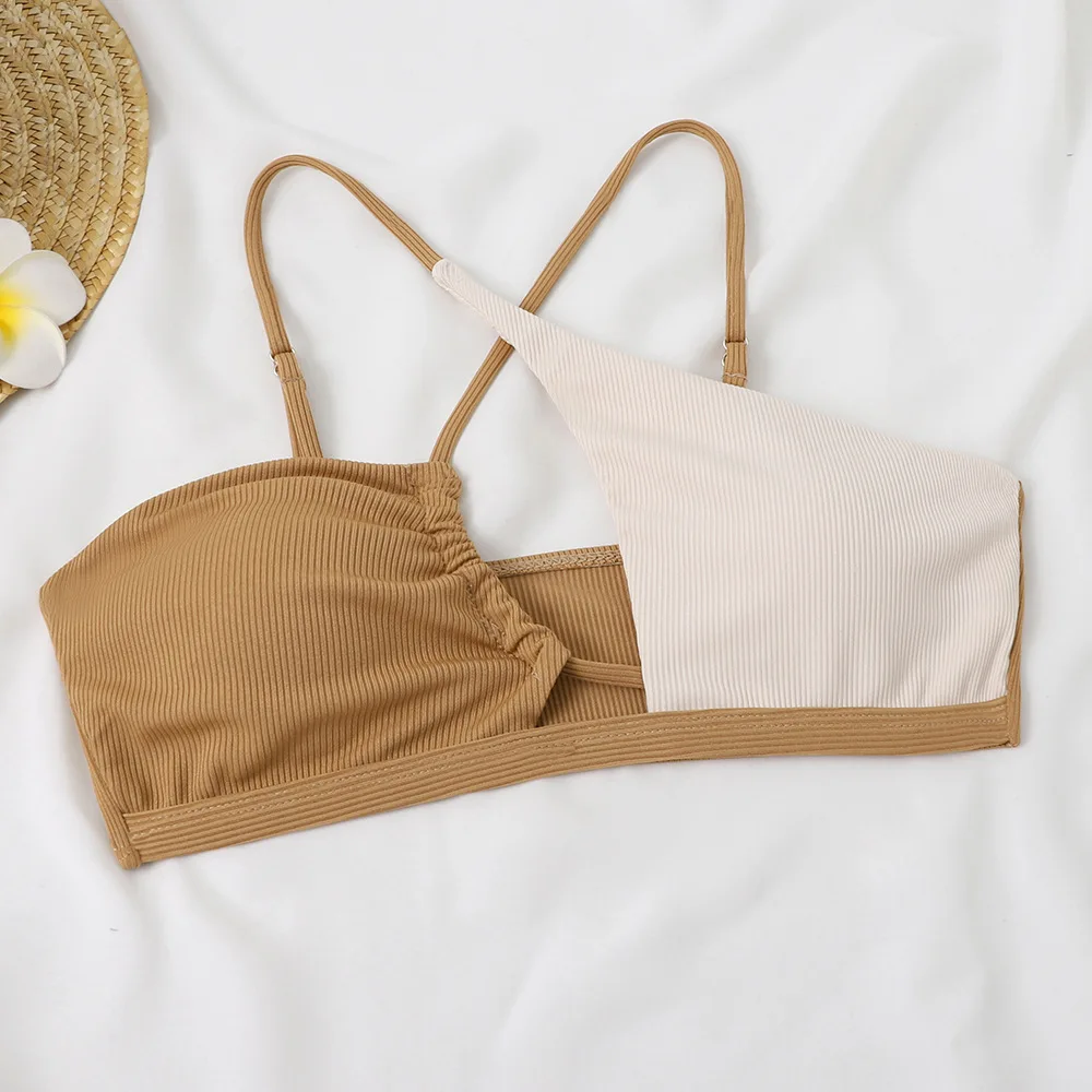 Sexy Micro Bikini Contrast Color Swimsuit Women Swimwear Push Up Thong Bikinis Set Brazilian Bathing Suit Summer Beach Wear