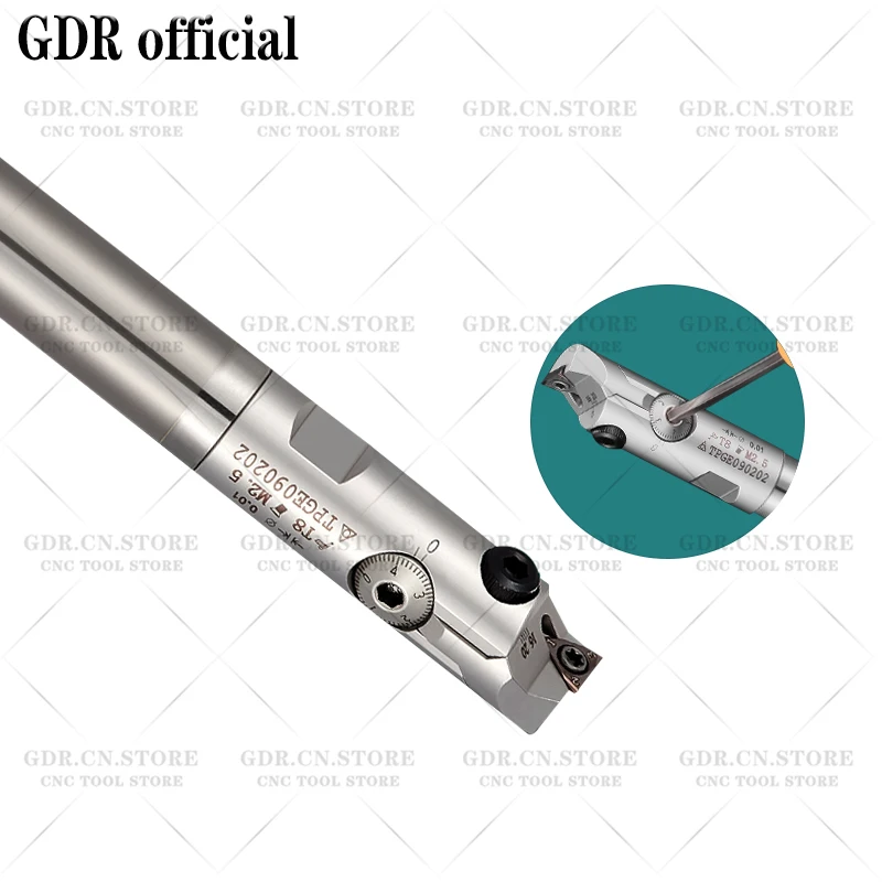 High Precision CNC Boring Tool Holder – SDJ08/10/12/14/16/25 Adjustable Fine Boring Head with EWN20/EWN25 LBK Holder for Machining 3