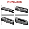 1/2/3/4/6PCS Car Wiper For Renault Captur Kaptur 2013-2016 Front Rear Wiper Blades Brushes Auto Accessories 2013 2014 2015 2016 6