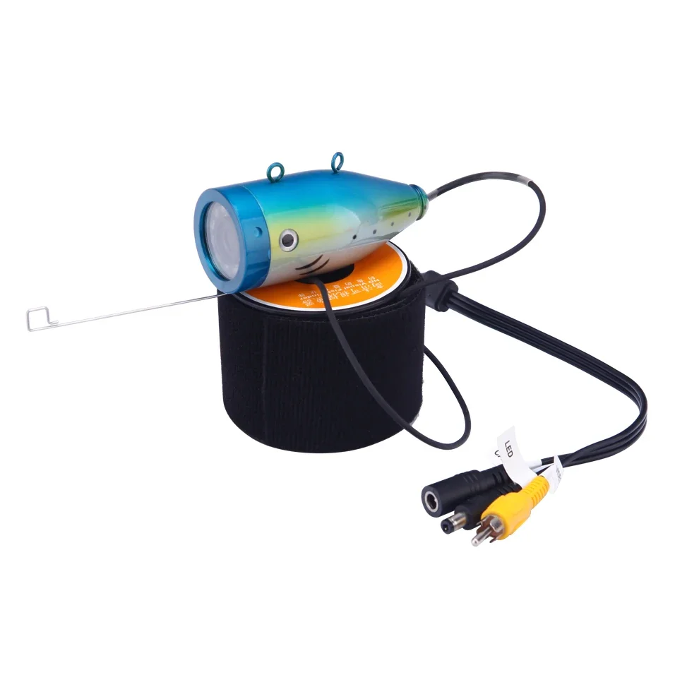 Caméra vidéo sous-marine F01S 12 LED IR étanche - Sondeur avec câble 15/30/50m pour pêche professionnelle