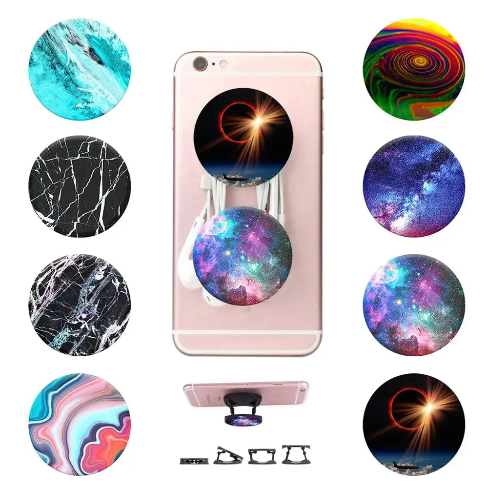 Starry Sky Finger Holder Stylish Pattern Smartphone Holder Finger