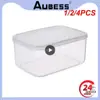 1/2/4PCS Fresh-keeping Boxes Set Refrigerator Sealed Container Food Storage Side Dish Box Microwave Heating Meat Special 1