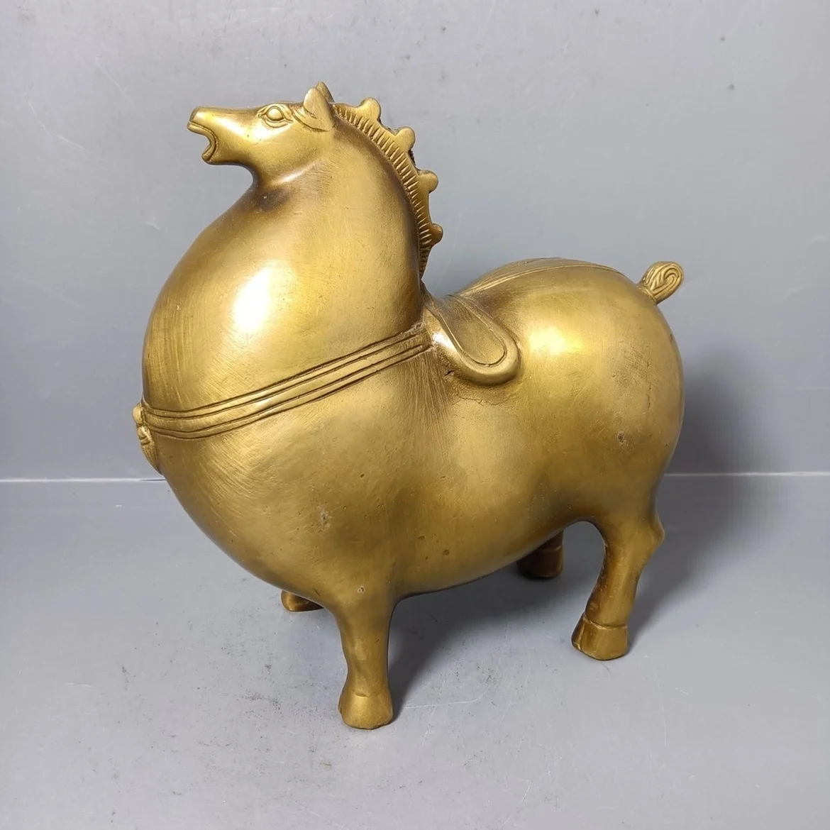 

Bronze, brass, Tangma, creative new Chinese animal foyer tabletop decoration, home gifts Home Decoration Crafts