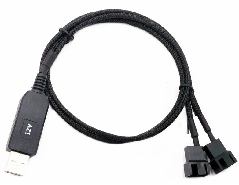 USB-auf-4-Pin-PWM-5-V-auf-12-V-Boost-Line-USB-Stecker für  PC-Lüfter-Netzteil - AliExpress