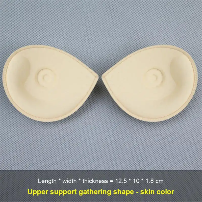 2/3/4PAIRS Bra Cups Inserts Breathable Comfortable To Wear 3 Shapes Stylish Lock Edge Trendy Washable Push-up Bra Cups Comfort