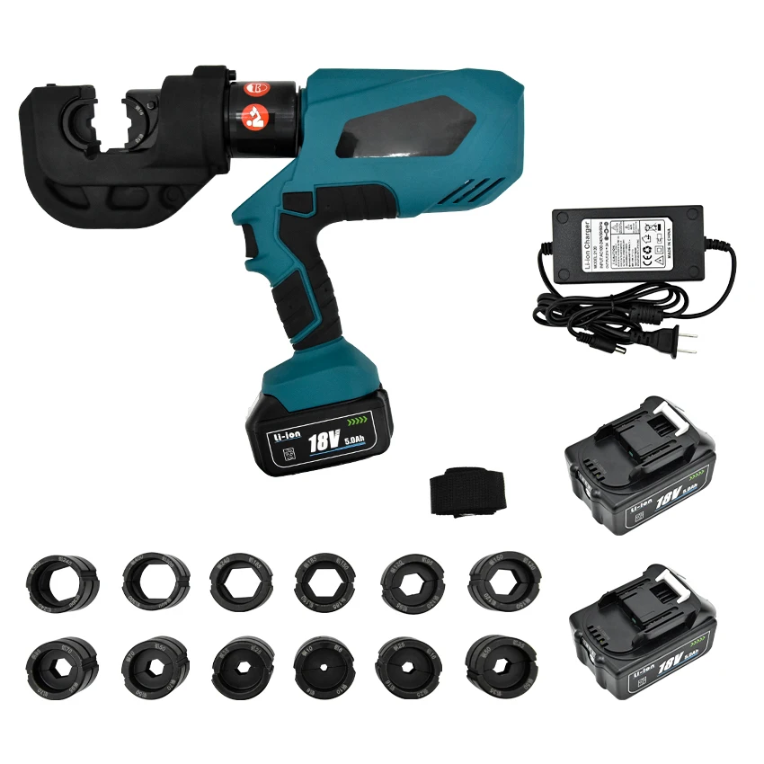 EZ-300/ EZ-400 DC 18V/4Ah Professional Rechargeable Hydraulic Pliers Crimping Pliers Charging Crimping Tool Hydraulic Pliers 5