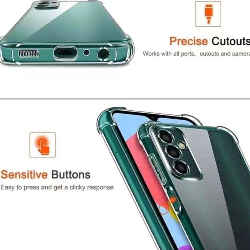 Durable Clear Shockproof Silicone Phone Case
