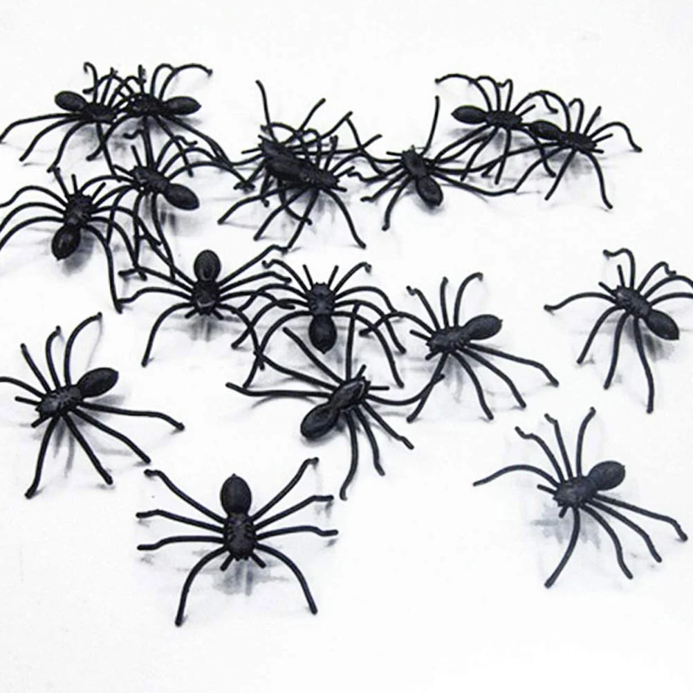 Simulation Spider Decorations Plastic Joking Toys Halloween Spiders Child Ghost