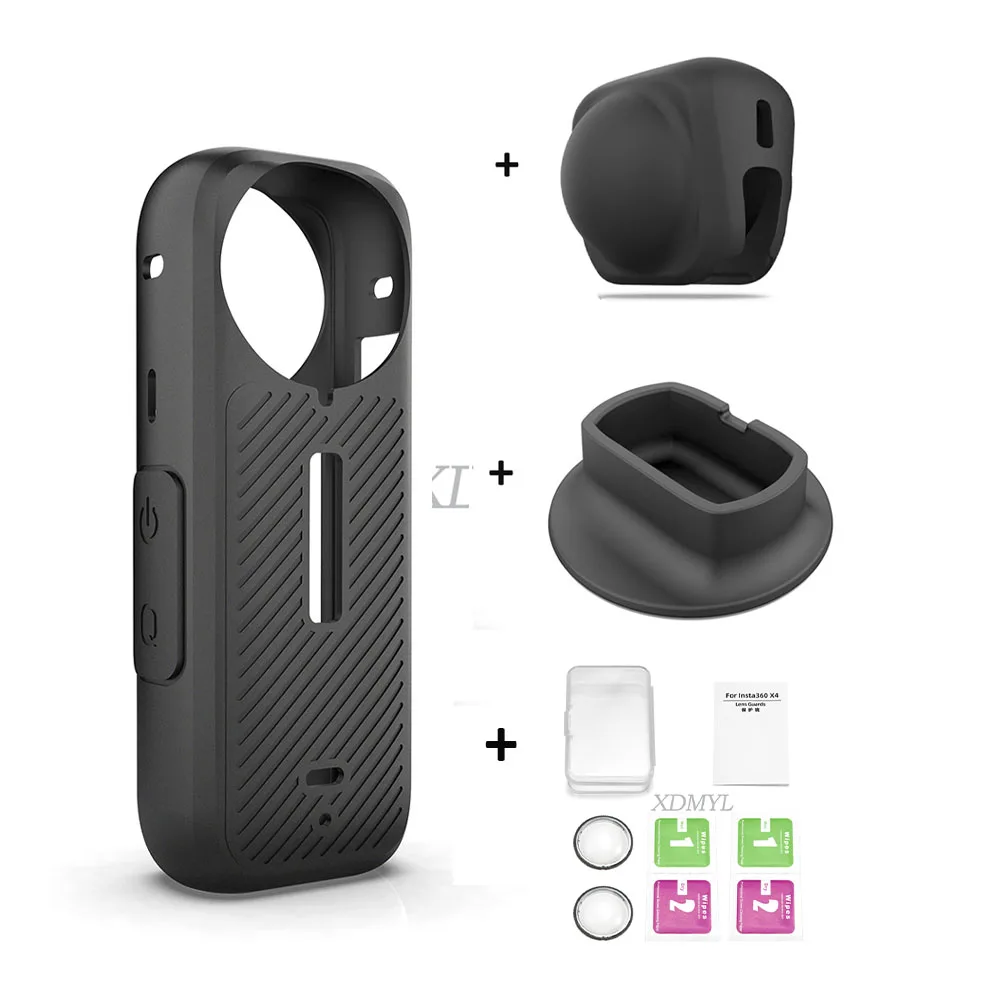 Silicone Desktop Base Stand and Protective Holder for Action Camera Accessories