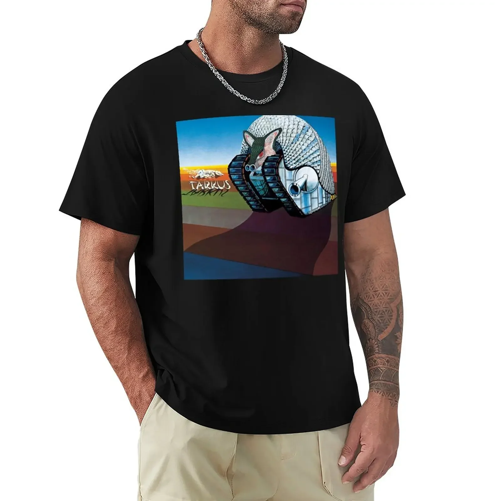 

Emerson Lake and Palmer - Tarkus T-Shirt sports fans plus size tops blacks mens t shirts pack