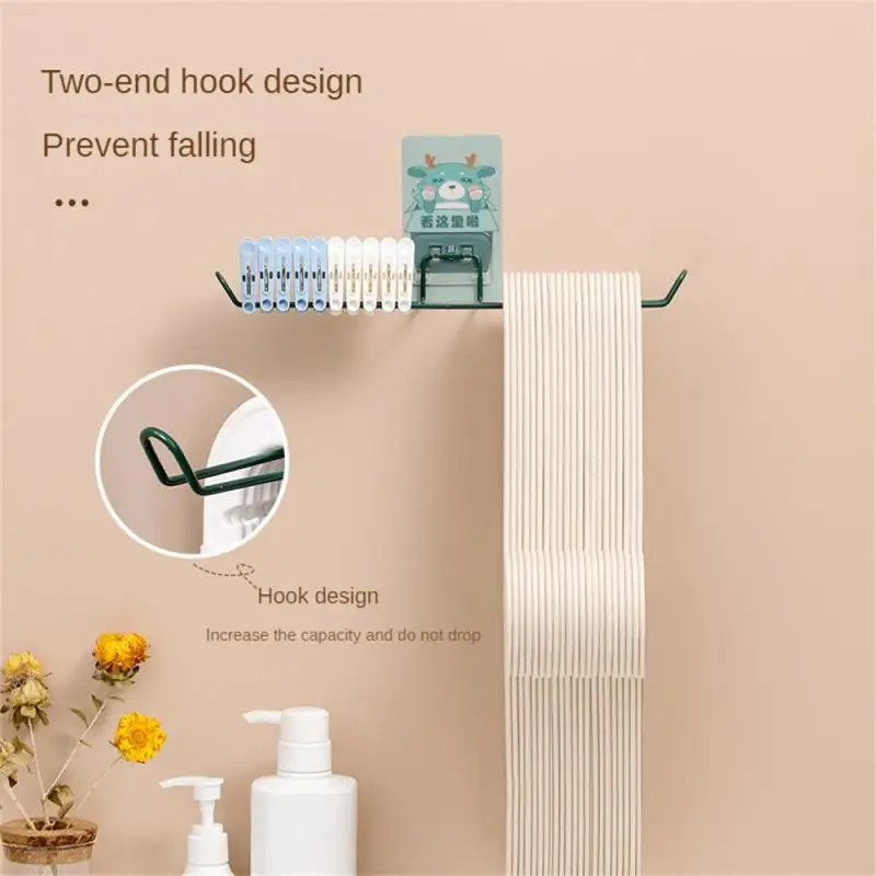 

Крючок для хранения без отверстий для вешалки и зажимов хранилище многофункциональные самоклеящиеся аксессуары для домашнего хранения на балконе бытовые