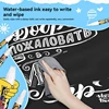 5pcs/set White Chalk Markers -Liquid Chalkboard Markers, White Liquid Chalk Marker for Windows, Glass - 1, 3, 6, 10, 15mm Tips 5