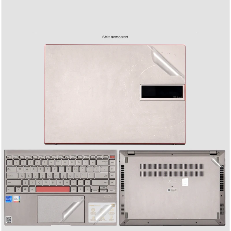 Anti Scratch Vinyl Sticker Skin for ASUS Zenbook 14X OLED Space Edition UX5401 No Residue Thin Cover