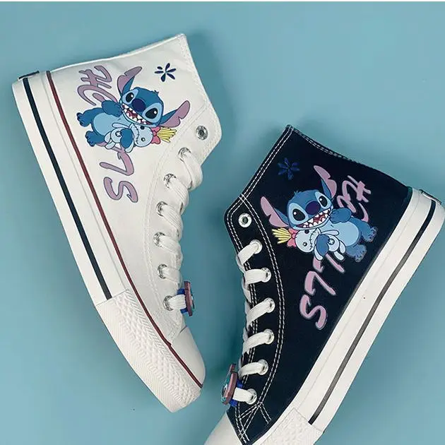 

Disney kids Stitch princess cute Casual shoes non-slip soft bottom sports shoes for kids gift