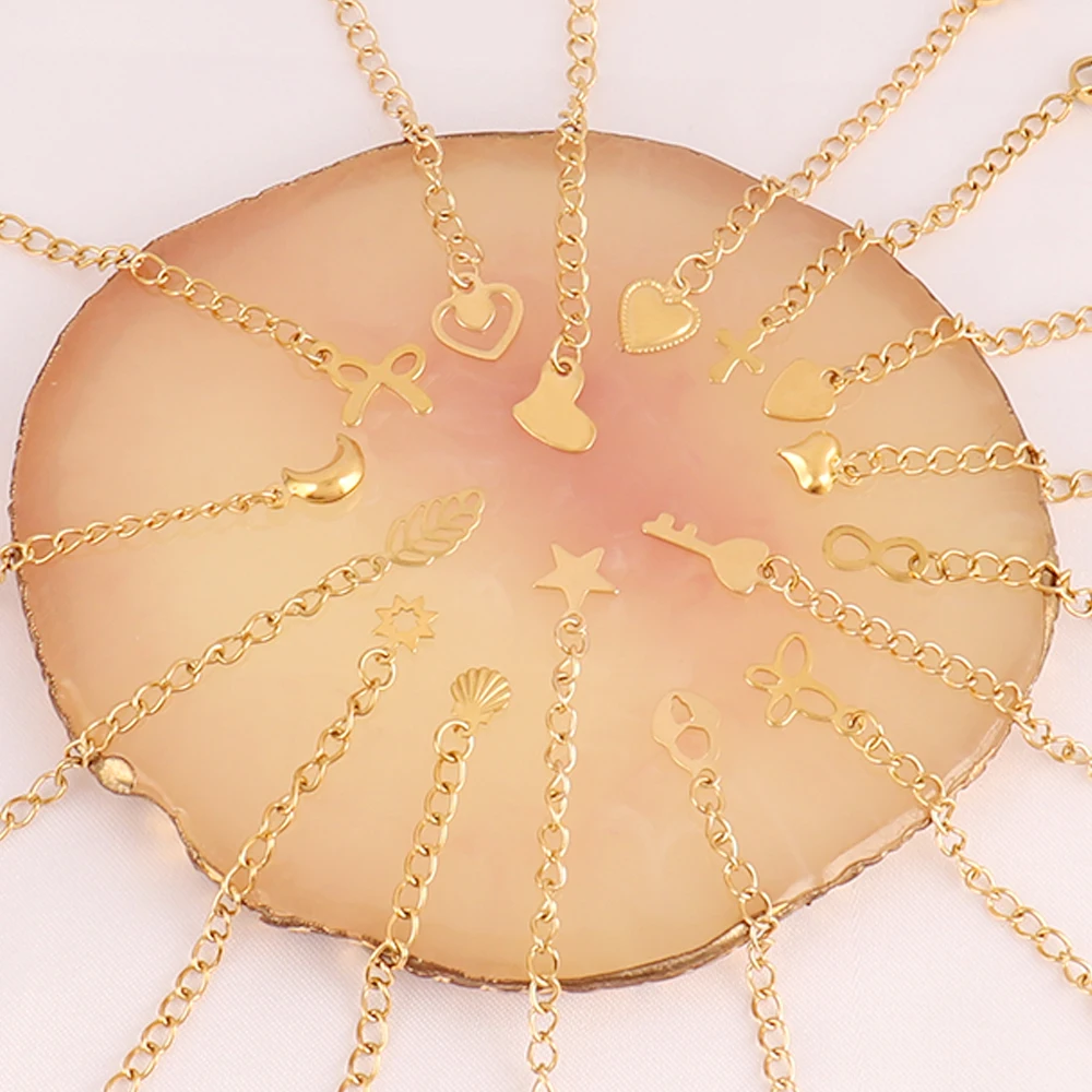 10 Stück Gold Edelstahl Karabiner Verbinder Erweiterte Verlängerung Schwanzkette für Schmuckherstellung Armband Halskette Erkenntnisse – Detail 8