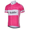 NEW Man Summer Cycling Jersey Sets MTB Pink Shirt Short Sleeve Bike Clothing Racing Bicycle Ropa Ciclismo Wea BIB Shorts Gel Pad 2