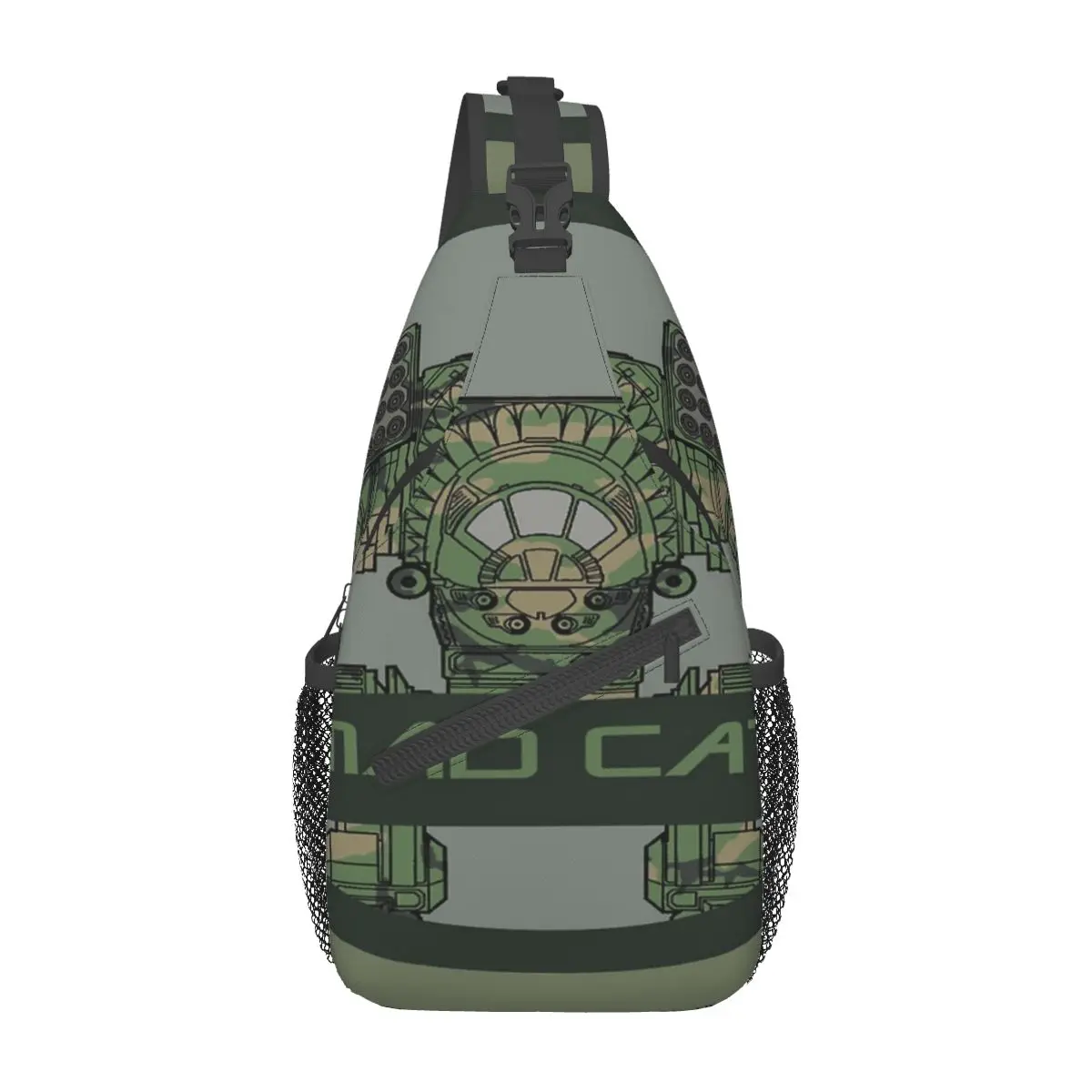 

Mechwarrior Camo Mad Cat Seal Chest Bag Fashionable Portable Gift Nice gift Customizable