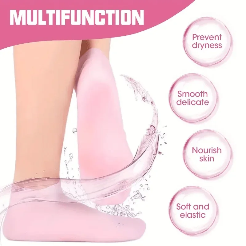 Silicone Foot Care Socks Men and Women Dry Cracked Heels