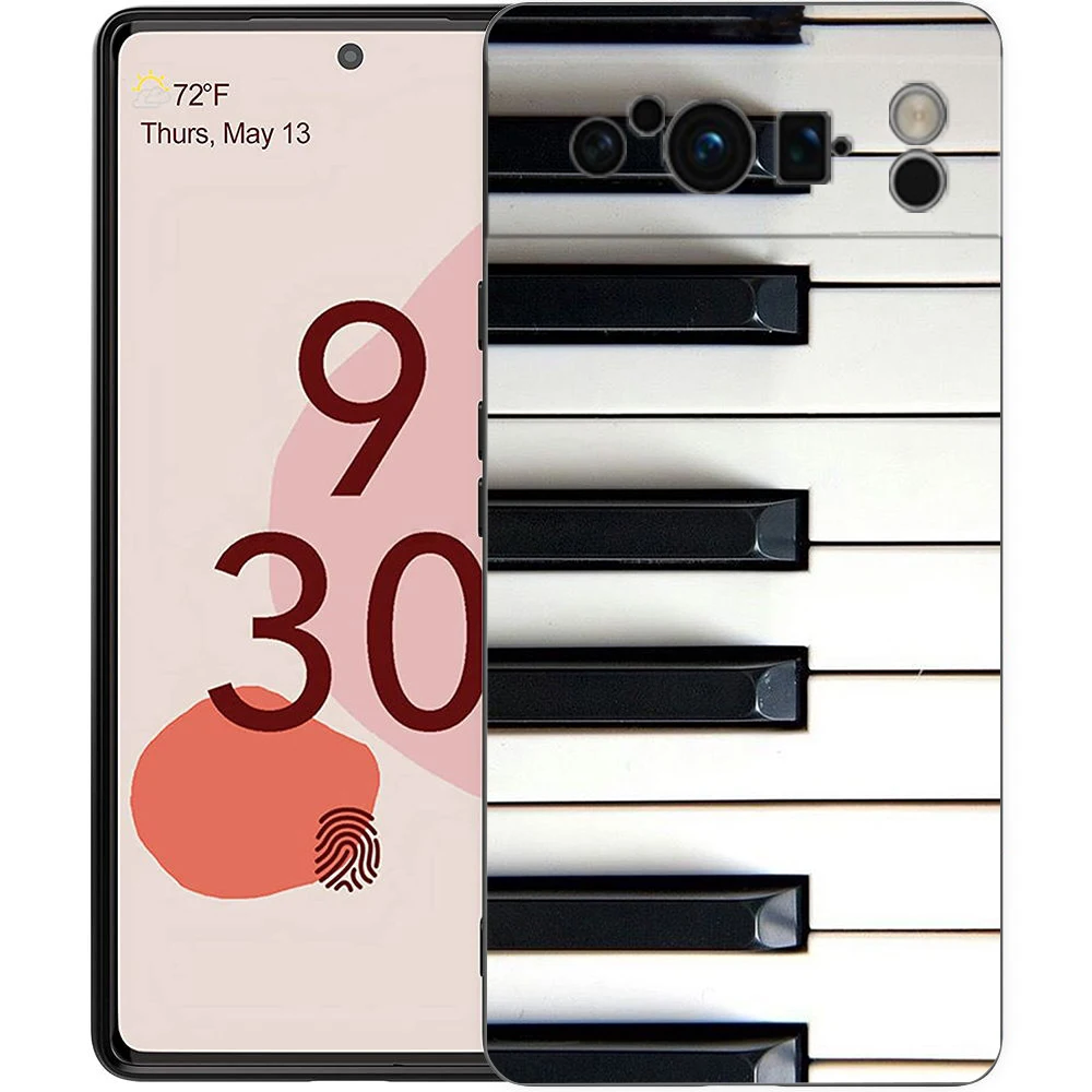 Handyhülle für Google Pixel/9/8/7/6/7A/6A/Pro, stoßfest, weiches TPU, 9/Pro/XL, Shell Capas Fundas, Tastatur, Synthesizer, Musik – Detail 7